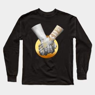 Henna Tattoo Holding Hands Long Sleeve T-Shirt